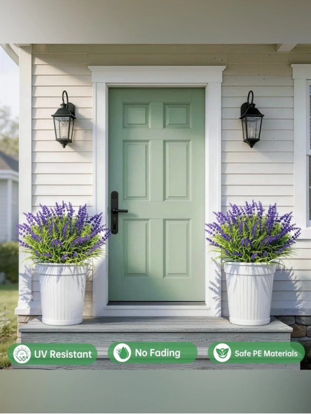 15 bundles UV resistant no fade outdoor artificial plants and flower